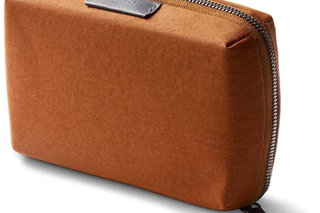 Tech Kit Compact (Tech Accessories Organizer, Zipper Pouch) - Bronze