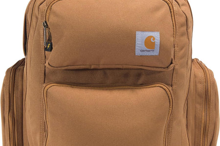 35L Triple-Compartment Backpack  Brown